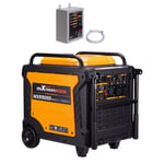 Groupe électrogène 7500W Inverter générateur electrique Démarrage et ATS Commutateur de transfert automatique