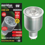 4x 9W Dimmable COB LED GU10 Long Body Reflector 3000K Warm White Light Bulb Lamp