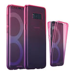 Samsung Galaxy S8 Transparent Cover 360 degrees (Flexible) Genomskinlig