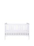 Tutti Bambini Rio Cot Bed With Cot Top Changer &Amp; Mattress - White/Dove Grey