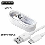 Cable Type USB-C Chargeur Blanc [Compatible Samsung Galaxy S10 S10+ S10E] Port Type-C 1M20