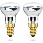 R39 E14 30W Lava Lamp Glödlampor, Liten Edison Skruv SES Reflektor Lava Lamp Glödlampor, Varmvit 2800K R39 Dimbar (2-pack) Zhuoxuan