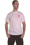Red Hot Chili Peppers T Shirt By The Way Wings Band Logo new Official Mens White