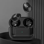 Écouteurs Invisibles Mini Écouteurs Bluetooth TWS Touch Gaming NFC Écouteurs Semi-Intra-auriculaires Réduction du Bruit Casque Sport-Noir- PRO4S