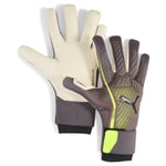 PUMA Målvaktshandske Ultra Ultimate Hybrid Audacity - Matte Aged Silver/Gul, storlek 11