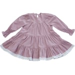 HUTTEliHUT NEW YORK dress baby velvet – rose - 98