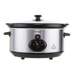 Prestige Slow Cooker Steel Small Kitchen Appliance Cooking Equipment - 3.5 L