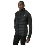 Berghaus Men's Hottar Hybrid Synthetic Insulated Jacket, Extra Warm, Lightweight Design, Black, XS