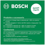 Laser lignes Quigo Green de Bosch avec trépied (laser vert pour une meilleure visibilité, boîtier en plastique recyclé, dans boîte carton e-commerce)