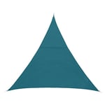 Voile d'ombrage triangulaire Shae Bleu canard - Hespéride - Protection anti-UV - 400x400x400cm
