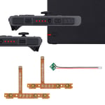 eXtremeRate Firefly LED Tuning Kit for Nintendo Switch Joycon Dock NS Joy con SL SR Buttons Ribbon Flex Cable Indicate Power LED – Red (Joy con Dock NOT Included)
