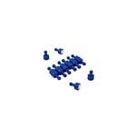 Blue Office & Fridge Skittle Magnet - 1/2 in. dia x 27/32 in. tall (Pack of 12)