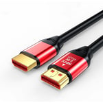 Unnderwiss cable hdmi 2.0-2M câbles hdmi hd 4k 60hz 18Gbps supportant le format 3D Convient aux ordinateurs portables, moniteurs, projecteurs,