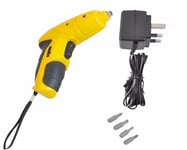 Rechargeable Cordless Electric Screwdriver Power Tool Bits Charger 3.6V Li-ion