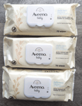 Aveeno Baby Daily Care Wipes 3 Packs Of 72 For Dry And Sensitive Skin With Aloe