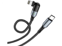 Techonic HOCO kabel Typ C do iPhone Lightning 8-pin Orbit Power Delivery Fast Charging 20W U100 czarny