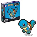 Mega Pokémon Coffret Construction Carapuce, Figurine Articulée, Style Rétro Pixélisé, 15 Cm, Décoration Murale Ou Table, 367 Pièces, À Collectionner, Jouet Enfant, A Partir De 7 Ans, HTH77