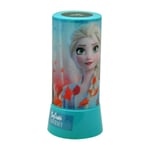 Kids Licencing - Veilleuse projecteur Disney La Reine des Neiges - Anna et Elsa - Bleue - 19 cm