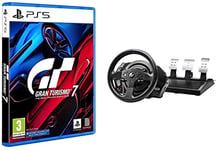 Gran Turismo 7 [PS5] + Thrustmaster T300 RS GT Force Feedback Racing Wheel with 3 Pedals set - Official Gran Tursimo licensed