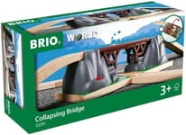 BRIO World Collapsing Bridge for Kids Age 3 Years Up - Compatible With All BRIO