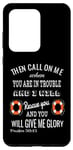 Coque pour Galaxy S20 Ultra Then Call On Me When You Are In Trouble Psaum 50:15