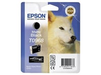 Epson T0968 - 11.4 ml - noir mat - original - blister - cartouche d'encre - pour Stylus Photo R2880
