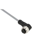 TELEMECANIQUE SENSORS Sensor cable pvc m12 4-pin female angled 2 meters xzcpv1241l2