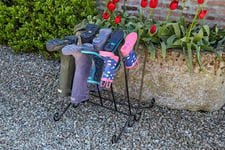 Metal Wellington Boot Rack Tom Chambers Storage for Welly Boots Wellies Belford 