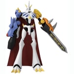 Anime Heroes Bandai Digimon Omegamon Action Figure | 6.5'' Tall Omegamon Articulated Anime Figure With Extra Set Of Hands And Accessories | Collectable Anime Merch Digimon Figure Omegamon