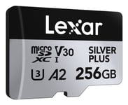 Lexar Professional Silver Plus, 256 Gb, Microsdxc, Klass 3, Uhs-I, 205 Mb/S, 150 Mb/S