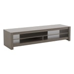AVF CA180RGRE Calibre Flat TV Stand in Grey Oak - For Up To 85" TVs