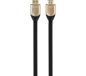 SANDSTROM Gold Series S2HDMI321 Ultra High Speed HDMI 2.1 Cable with Ethernet - 2 m, Black