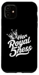 Coque pour iPhone 11 Her Royal 5ness, 5e anniversaire pour une fille de cinq ans