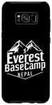 Coque pour Galaxy S8+ Everest Basecamp Népal Mountain Lover Hiker Saying Everest
