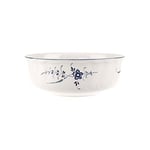 Villeroy & Boch Vieux Luxembourg Plat creux rond, 24 cm, Porcelaine Premium, Blanc/Bleu
