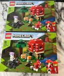 LEGO Minecraft: The Mushroom House (21179)- New & Sealed.
