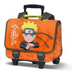 Naruto Chikara-Cartable 2.0 avec Chariot Amovible, Multicolore, 38 x 35 cm
