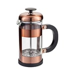 Judge JA110 Glass Cafetiere, 3 Cup Coffee Maker (350ml), Removable Base, Scratch-Resistant, Dishwasher Safe - 25 Year Guarantee