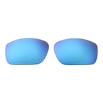 Walleva Ice Blue Polarized Replacement Lenses For Oakley Straightlink Sunglasses