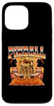 Pinball Arcade Game Flames Style années 90 Bootleg Coque pour iPhone 13 Pro Max