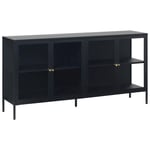 SIDEBOARD svart 170/85/40 cm 