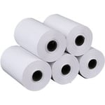 Asupermall - Thermal Paper Roll 57*30mm Wrong Questions Notes Printing Papers for Portable Mini Photo Printer 5 Rolls,model: rolls