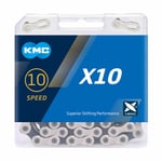 KMC X10 10 Speed Chain - Silver /