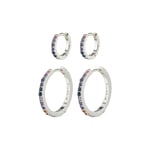 PILGRIM Reign Hoop 2-pack Örhängen Silver 662416803