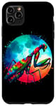 Coque pour iPhone 11 Pro Max Cool Graphic Tie Dye Lunettes de soleil Mantis Illustration Art