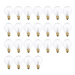 G40 Glödlampor Ersättning G40 Tungsten Glödlampa 7W 220-240V Klar Globe Glödlampa E12 Bas Glödlampor