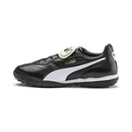 PUMA Unisex Adults' Sport Shoes KING TOP TT Soccer Shoes, PUMA BLACK-PUMA WHITE, 46.5