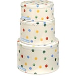 Emma Bridgewater Polka Dot Design Round Cake Tins Set of Three Licensed
