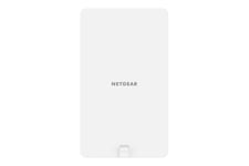 NETGEAR Insight WAX608Y - trådlös åtkomstpunkt - AX1800, dual-band, utomhus, med multi-gig PoE - Wi-Fi 6 - molnhanterad - med 4 års ProSupport