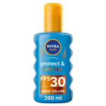 Crème Protection Solaire Spray Fps 30 Bronze Nivea Sun - Le Spray De 200ml